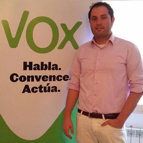 David Sierra, candidato de VOX a la Alcaldía del Ayuntamiento de Ávila