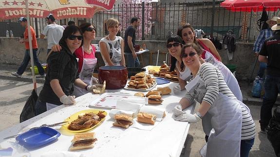 Bocadillos para un millar