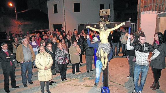 Ledrada vive con devoción el Lunes Santo rememorando ‘Las siete palabras’