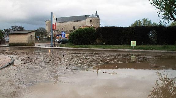 Consecuencias de la tormenta en Simancas