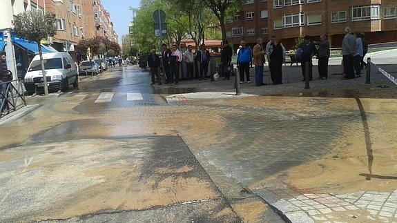 Un reventón deja sin agua potable durante 8 horas a gran parte del Parque Arturo León