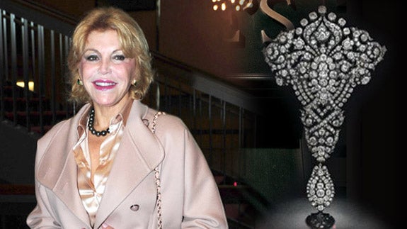 TitaCervera pone en venta los diamantes de la reina María Cristina