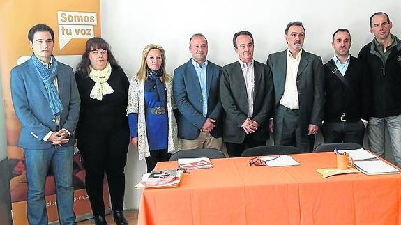 Ciudadanos presenta la lista para sus primeros comicios en Béjar