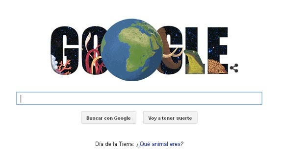 Google celebra el Día de la Tierra, en su doodle