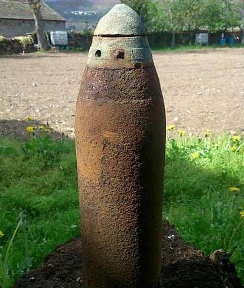 Artificieros desactivan una bomba de la Guerra Civil hallada en la provincia de León