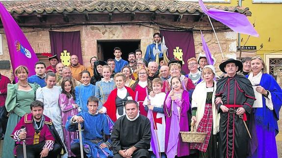 La lluvia no consigue frenar la Revuelta Comunera de Morille