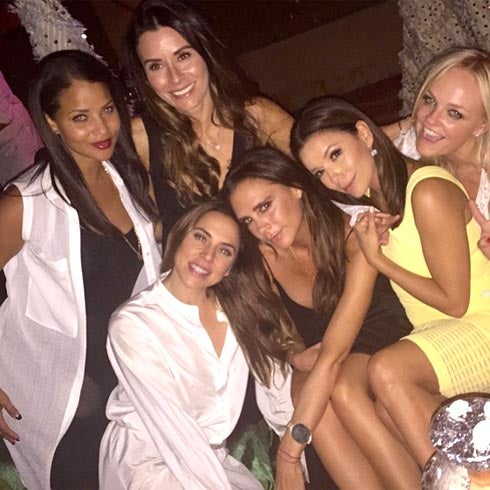 Las Spice Girls se vuelven a reunir en el 40 cumpleaños de Beckham