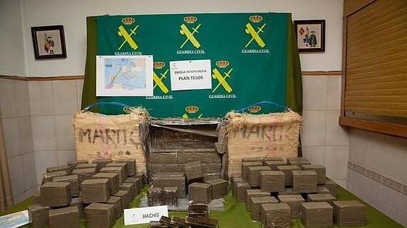 La Guardia Civil se incauta de 150 kilos de hachís en Medinaceli