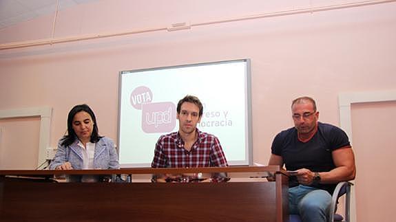 David del Dedo esbozó el programa con el que se presenta como candidato de UPyD a la alcaldía de Arévalo