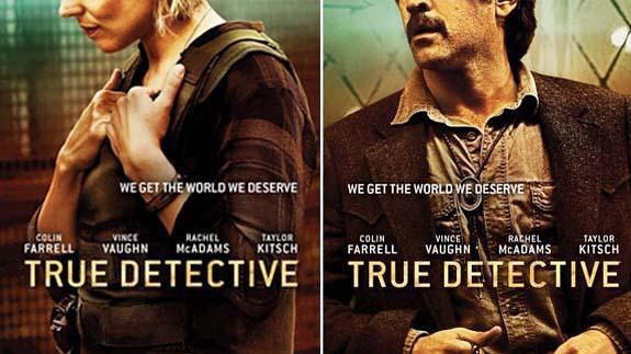 Los protagonistas de 'True Detective', en póster