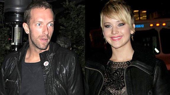 Chris Martin y Jennifer Lawrence juegan al escondite con su amor