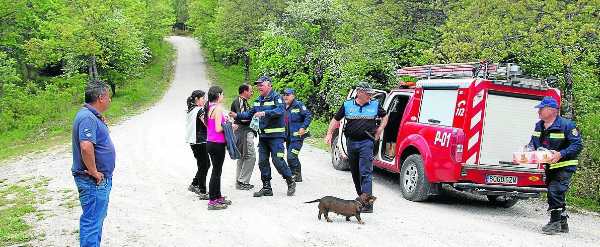 Numerosos guardenses se unen a la búsqueda del vecino desaparecido