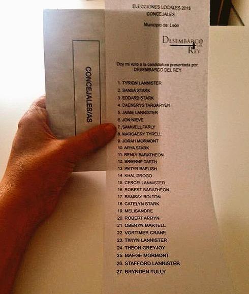 Juego de Tronos se cuela en las elecciones: Vota por Tyrion Lannister y el partido de Desembarco del Rey