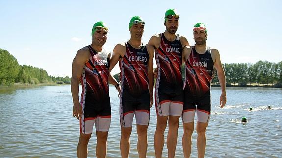 Ariel Hernández y Sara Regidor conquistan el Triatlón de Juarros de Voltoya