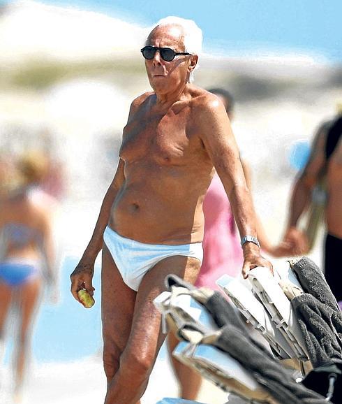 Giorgio Armani, de vacaciones en Formentera