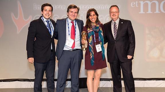 Cascajares recibe en Canadá el Gran Premio de Innovación de Alimentación