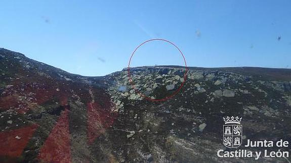 Un senderista herido en el Pico Castro Valnera, evacuado en helicóptero por el Grupo de Rescate de Protección Civil