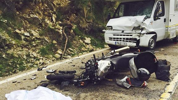 Muere un agente de la Policía Nacional en un accidente en el Real Sitio de San Ildefonso