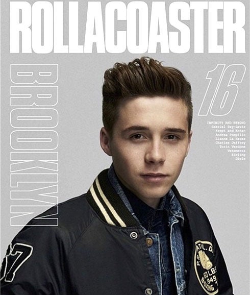 Brooklyn Beckham firma su segunda portada