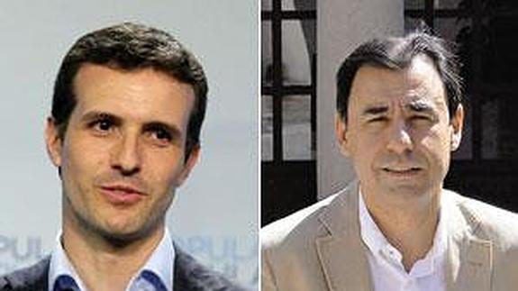 Pablo Casado y Fernando Martínez-Maíllo, los dos castellanos y leoneses que protagonizan los cambios de Rajoy