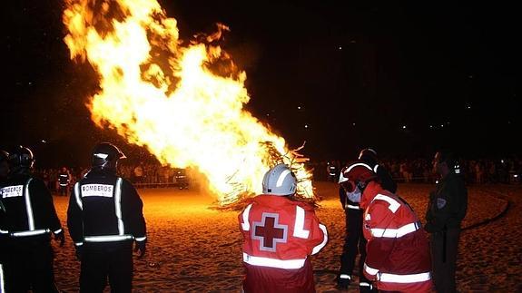 Dispositivo de Cruz Roja para la noche de San Juan