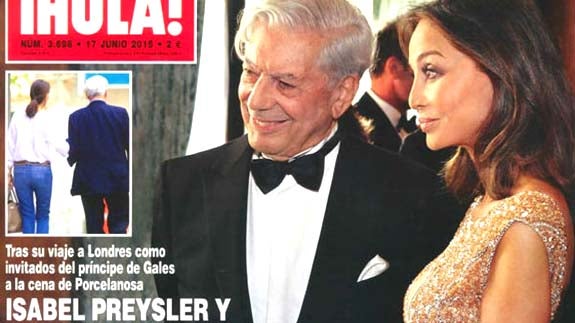 La relación entre Vargas Llosa e Isabel Preysler es vista de diferente manera por cada familia
