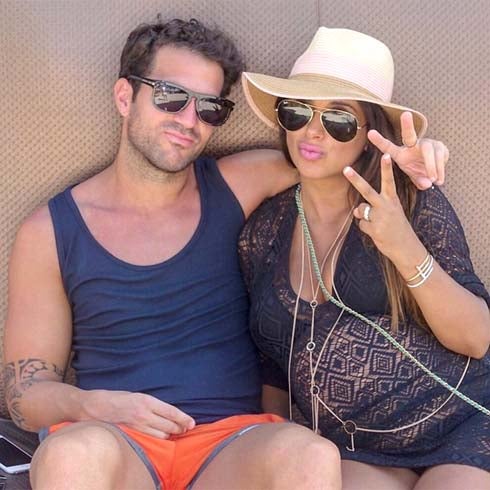 Cesc Fábregas y Seeman, de vacaciones en Formentera