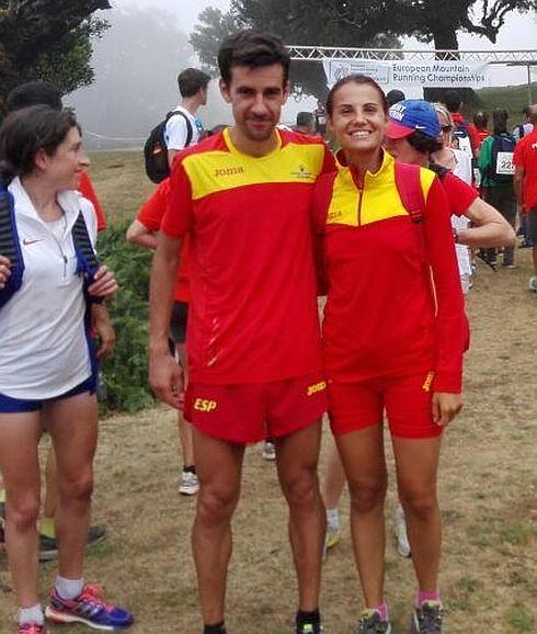Buen papel de los salmantinos Dani Sanz y Gema Martín en la Copa de Europa de montaña