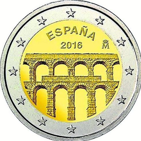 La moneda especial de 2 euros de 2016 estará dedicada al Acueducto de Segovia