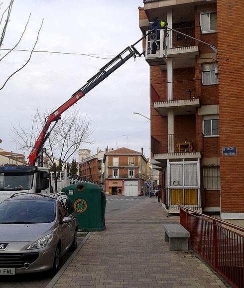 El cambio del alumbrado alcanza el 90% de los puntos de luz de Cuéllar