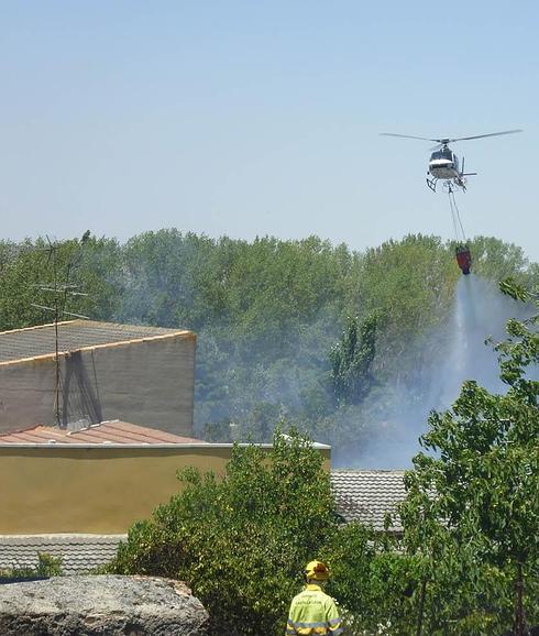 El incendio de Laguna de Duero destruye 2,75 hectáreas