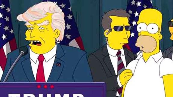 Donald Trump aparecerá en la nueva temporada de 'Los Simpson'