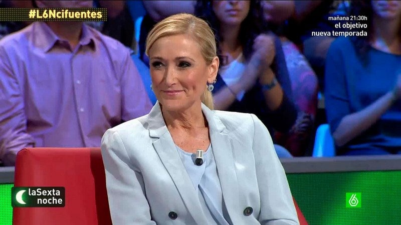 Cristina Cifuentes lamenta el trabajo precario de su marido, que es mileurista