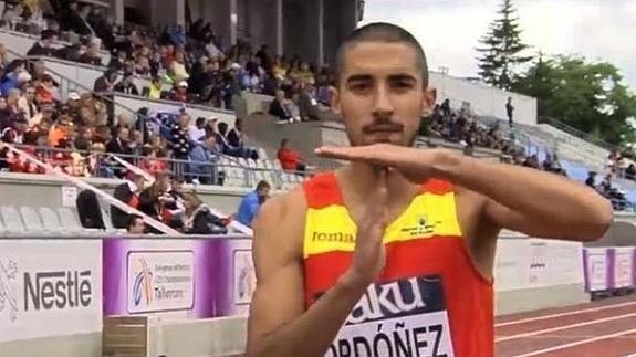 Ordóñez se cuelga la plata en los 800 metros