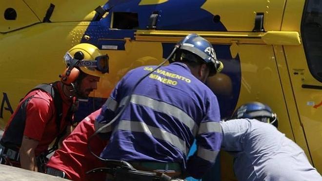 La labor de gunitado para rescatar el cuerpo de Calviño se retomará «a partir de las dos de la tarde»