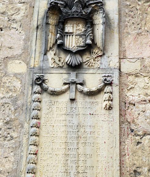 Segovia encabeza la lista de símbolos franquistas en Castilla y León