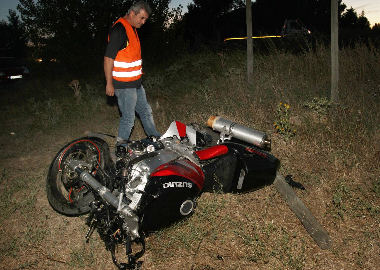 Fallece un motorista en una colisión con un turismo en Husillos