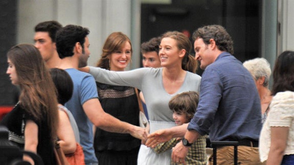 Blake Lively rueda en Barcelona