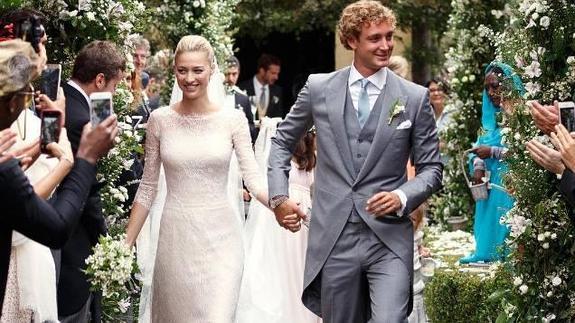 Boda de ensueño de Borromeo y Casiraghi en el islote San Giovanni