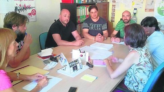 Ganemos se reúne con los trabajadores de Venterpal