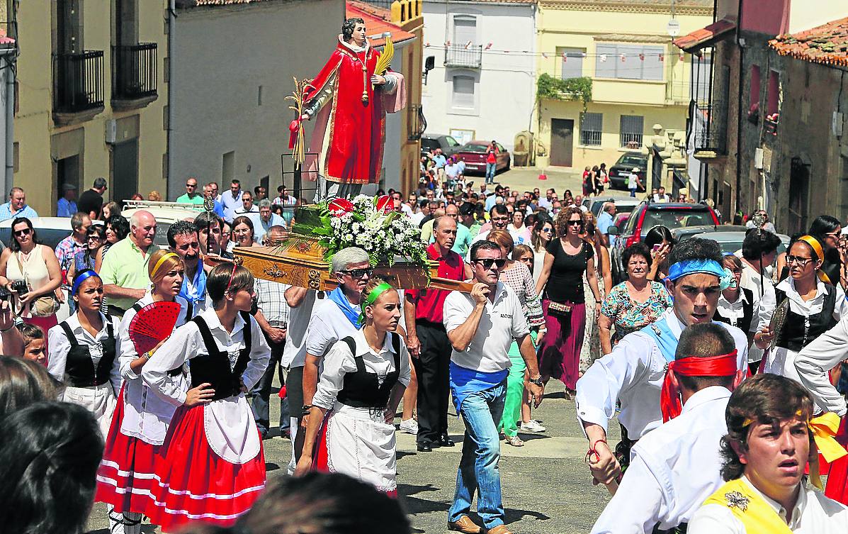 Paleo y mucho ambiente para honrar a San Lorenzo en Saucelle