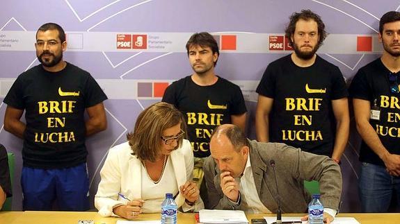 Las Brif avisan de que la huelga será larga por la falta de voluntad patronal