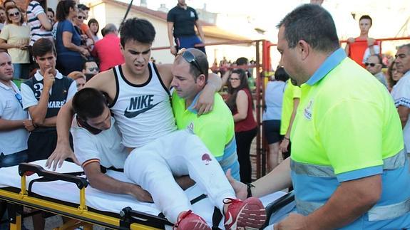 Un herido leve en el primer encierro de Ciguñuela