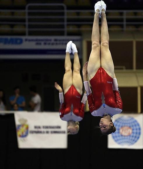 Trampolín de élite en Pisuerga