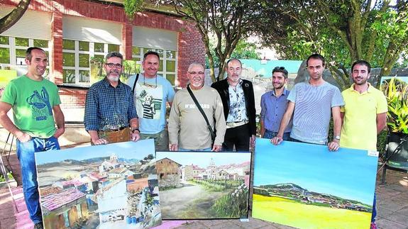 Hontoria de Cerrato celebra su primer concurso de pintura rápida