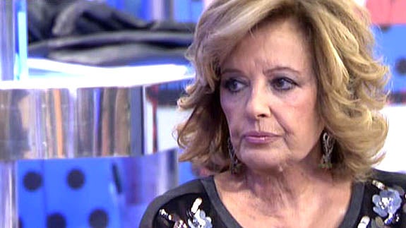 María Teresa Campos, decaída y desmejorada