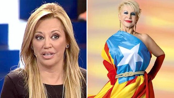 Belén Esteban a Karmele Marchante: "Si no quieres ser española, vete a trabajar a la TV3"