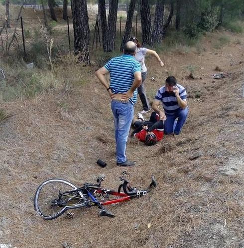 Un ciclista resulta herido al ser atropellado entre Viana y Puente Duero