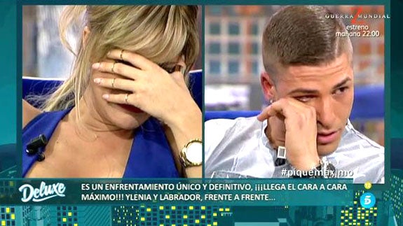 Tenso cara a cara de Yllenia con Labrador