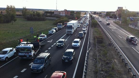 Recuperada la normalidad en la A-62 en Geria tras una tarde complicada
